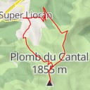 thumbnail for Plomb du Cantal versant W par le Puy du Rocher