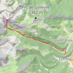 thumbnail for Pic de Baxouillade  par le couloir des Estanys de la Porteille (PD sup)