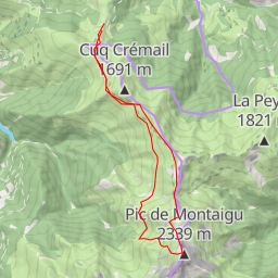 thumbnail for Pic de Montaigu Face NW