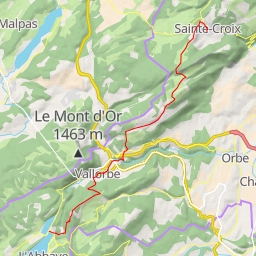 thumbnail for Le Suchet en traversée du Lac de Joux à Ste Croix, par la Dent de Vaulion et Vallorbe