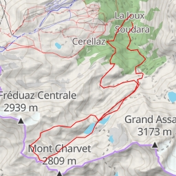 thumbnail for Lacs du Mont Freduaz Circuit par le Haut vallon de Belle Combe 