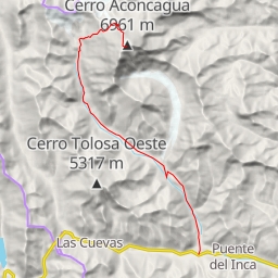 thumbnail for Aconcagua Face NW depuis Plaza de Mulas (voie normale)