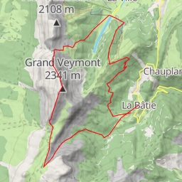 thumbnail for Grand Veymont En boucle depuis la Bâtie