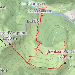 thumbnail for Pointe d'Angolon Retour  Golèse → Chailla par l'arête