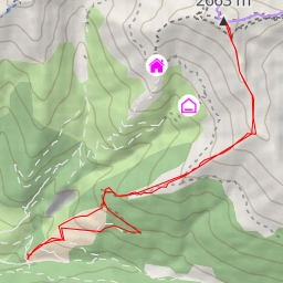 thumbnail for Corno di Fana / Toblacher Pfannhorn Par l'épaule SW, depuis la scierie de Schönegger