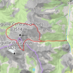 thumbnail for Tour des Aiguilles d'Arves Sens horaire à ski