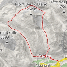 thumbnail for  Le tour du Berrio Blanc par les vallons des Chavannes et des Orgères