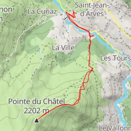 thumbnail for Pointe du Châtel  par Montzard, pente NNE