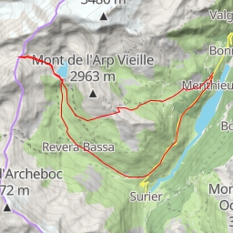 thumbnail for Col de la Sassière  par le vallon de Saint Grat, retour par le vallon d'Arp Vieille