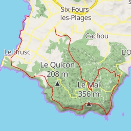 thumbnail for N.D. de la Garde ou du Mai en boucle par la forêt et le sentier du littoral