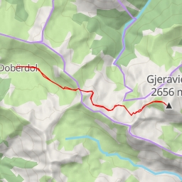 thumbnail for Gjeravica / Gjeravicë / Ђеравица / Đeravica / Derevica voie normale depuis Doberdol (Albanie)