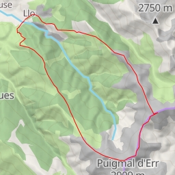 thumbnail for Puigmal de Sègre Tour horaire des crêtes depuis Llo