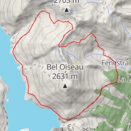 thumbnail for  Tour du Bel Oiseau par les Rochers Rouges