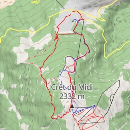thumbnail for Crêt du Midi De Vercorin par Santa Maria et les Arzechons