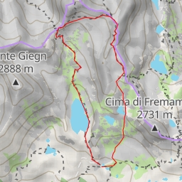 thumbnail for Tête S des Bresses en traversée par lacs de Bresse et Nègre depuis Salèse