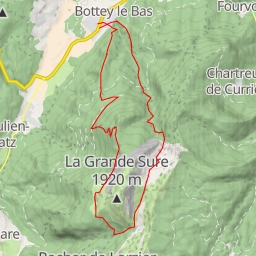 thumbnail for Saint Joseph de Rivière - Le Village Tour de la Grande Sure par Portail de Chorolant, Chalet de Jusson, col de la Sure et Le Cul-de-Lampe