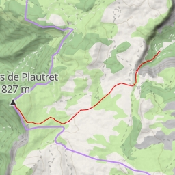 thumbnail for Rochers de Plautret depuis Richardière, par l'arête S
