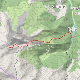 thumbnail for Col de la Serre d'Araing  descente sur Eylie 