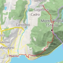 thumbnail for Monte Boglia en traversée de Lugano à Villa Luganese