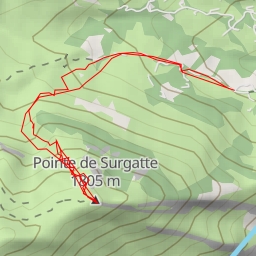 thumbnail for Pointe de Surgatte Depuis le chemin de la Reine Hortense