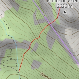 thumbnail for Pointe de Chemo Couloir SW "Central"