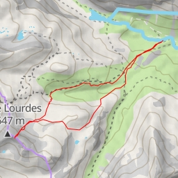 thumbnail for Pic de Lourdes Couloir NE de la Brèche  W