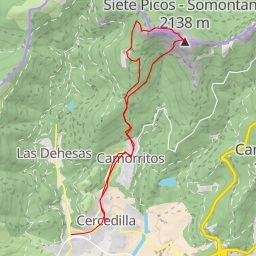 thumbnail for Pico Somontano (Siete Picos) par la face S, itinéraire entre les 6ème et 7ème pics