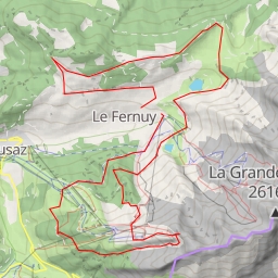 thumbnail for Aiguille des Calvaires En boucle depuis Balme