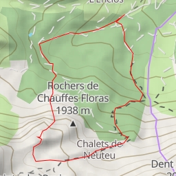 thumbnail for Rochers de Chauffes Floras Face N directe