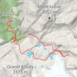 thumbnail for  Lacs des Invergneures et du secteur du glacier du Ruitor