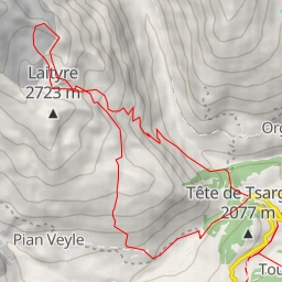thumbnail for Mont Chavannette depuis le vallon des Chavannes