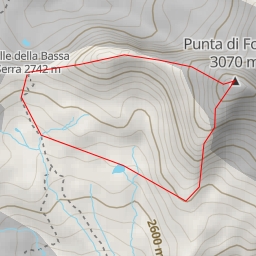 thumbnail for Pointe Fornet depuis le col de Bassa Serra 