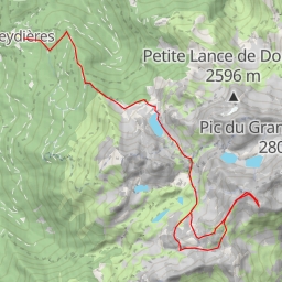 thumbnail for Grande Lauzière Tête noire en passant par la combe de la grande Lauzière et le lac David