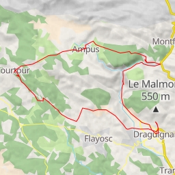 thumbnail for Gorge de Chateaudouble de Draguignan, en circuit par Tourtour et Ampus