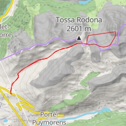 thumbnail for Puig Pedros Couloir SSW puis portion d'arête