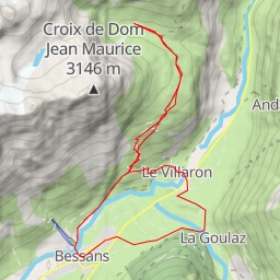 thumbnail for Ferme refuge du Vallon d'en Haut  Descente à Bessans par le GR5 en "diagonale"