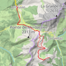 thumbnail for La Croix Cartier En aller/retour depuis La Clusaz