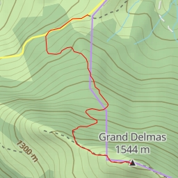 thumbnail for Le Grand Delmas Depuis le col de la Chaudière