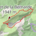 thumbnail for Sommet de la Bernarde En boucle depuis Vauplane