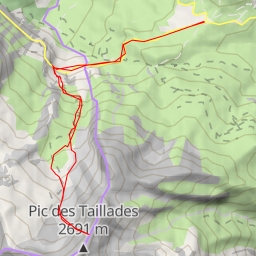 thumbnail for Grand Gabizos Couloir WNW - Lou càou de pastoù