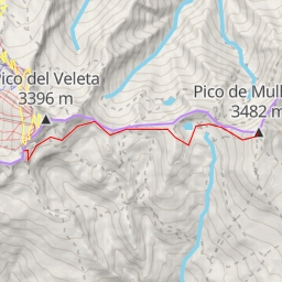 thumbnail for Mulhacén Par la face W, depuis le Collado del Veleta