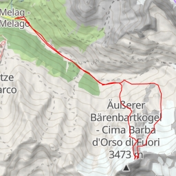 thumbnail for Cima Barba d'Orsa di Fuori / Äußerer Bärenbartkogel en boucle montée par Barenbartferner descente par Freibrunnerferner