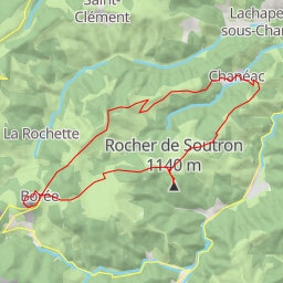 thumbnail for  Borée par Rochebesse et Serre depuis Chanéac