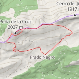 thumbnail for Peña de la Cruz Peña de la Cruz et Cabeza del Caballo en boucle depuis Prado Negro