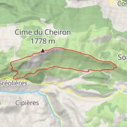 thumbnail for Cime du Cheiron crêtes en boucle depuis Gréolières