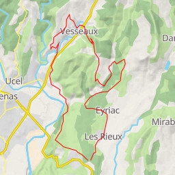 thumbnail for  Boucle Vesseaux, gorges de la Louyre, Jastres