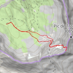 thumbnail for Pic de la Munia Versant N du Col Paget-Chapelle (voie Russell)