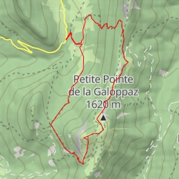 thumbnail for Pointe de la Galoppaz Montée par la face W, retour par la face SE et le Col de Combe Servenne