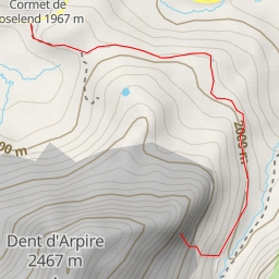 thumbnail for Dent d'Arpire Falaise d'Arpire, face Est : Neuva +