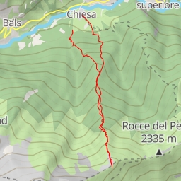 thumbnail for Costa Cialin Par la Costa Chiepporetti (versant N)